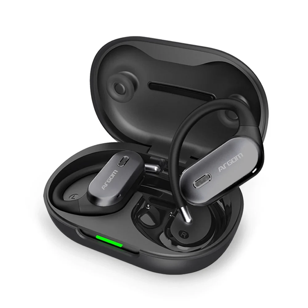 Auricular TWS de oido abierto SkeiPods E90 AI ENC ARG-HS-5090BK