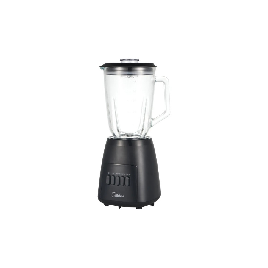Licuadora MIDEA 1.5 L Jarra De Vidrio 2 Vel 800W Mod. Bl6003bk