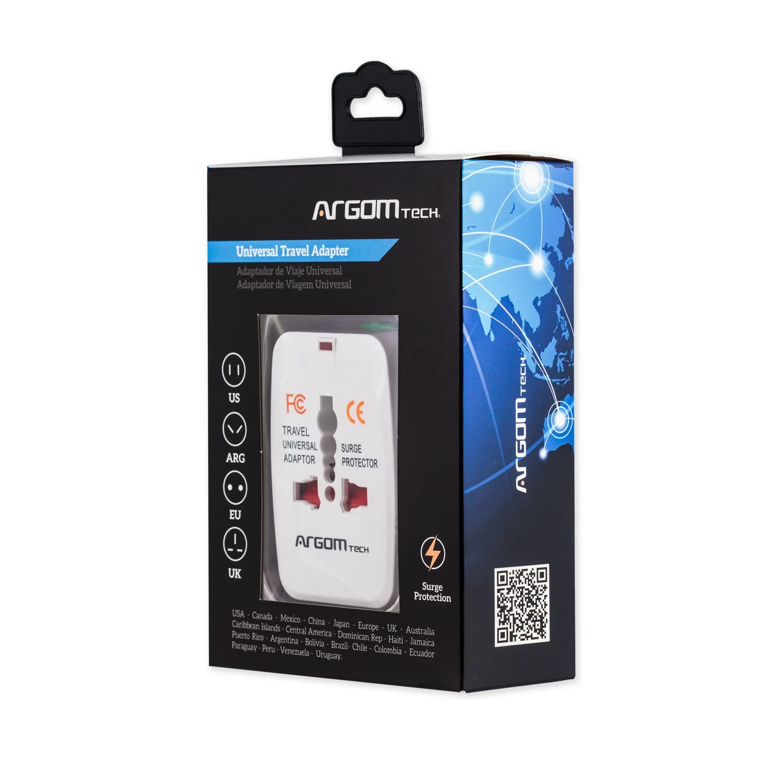 ADAPTADOR UNIVERSAL DE VIAJE ARG-AC-0297WT
