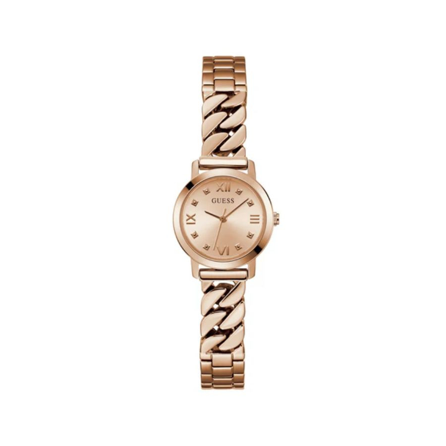 Reloj GUESS Analógico Tono Oro Rosa Mujer