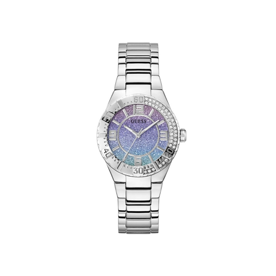 Reloj GUESS Multifunción Tono Plateado Ladie