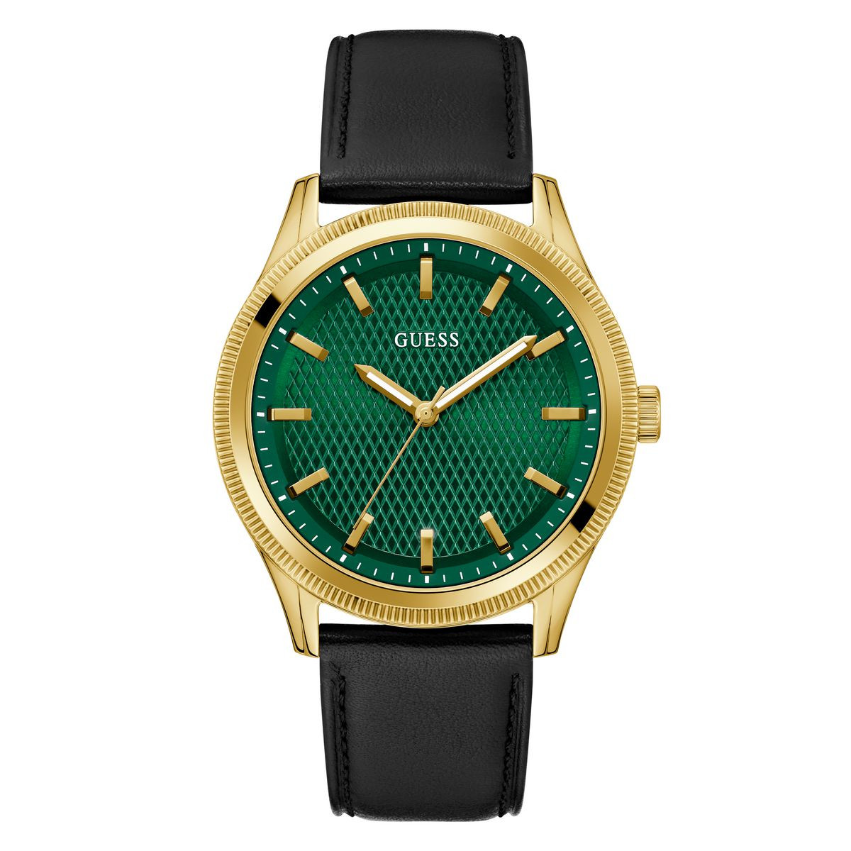 R GUESS ANALOGICO DORADO Y NEGRO MAN GW0846G1
