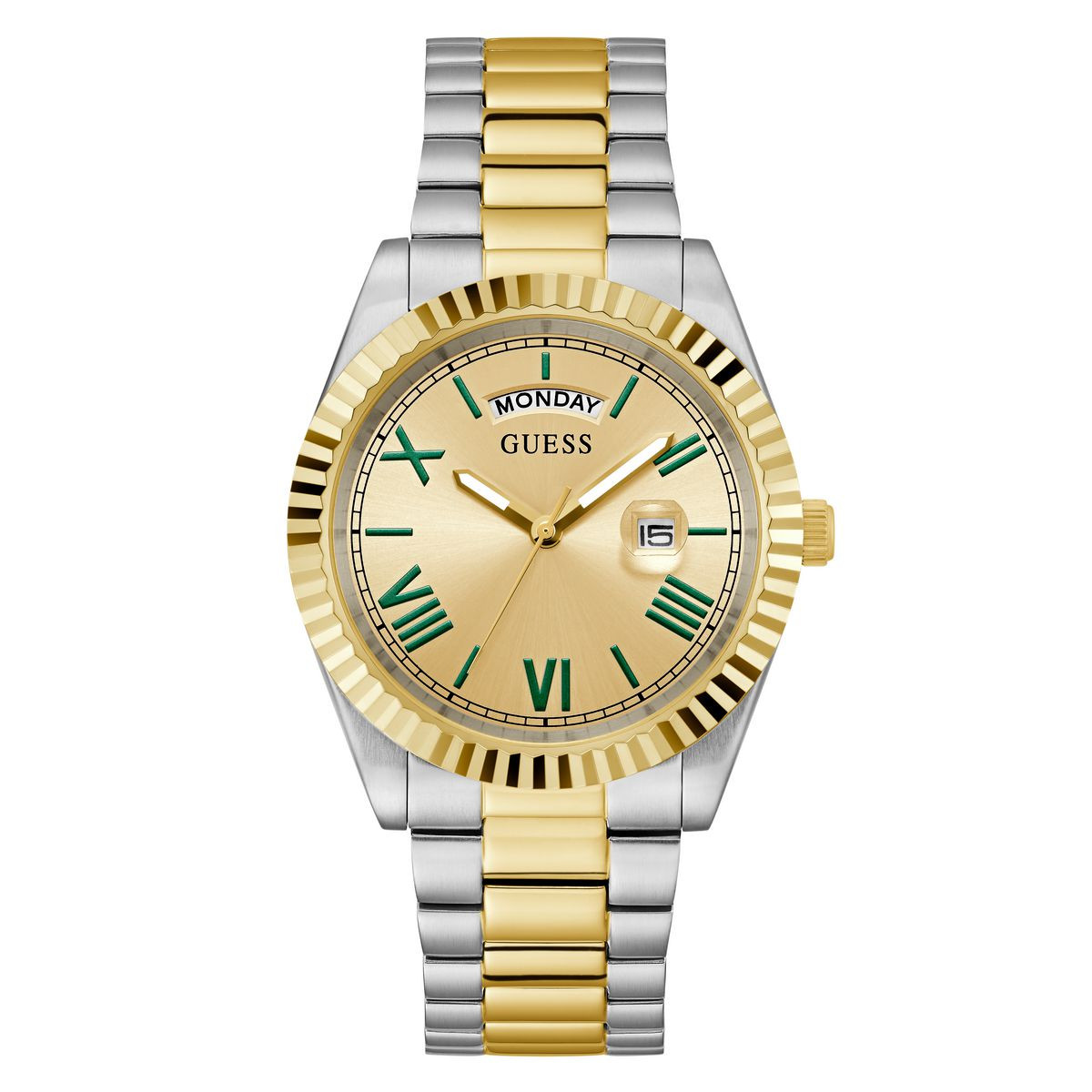 Reloj GUESS Connoisseur Man Dos Tonos Con Día Y Fecha GW0265G14