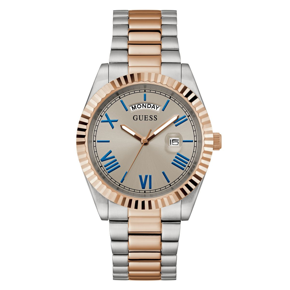 Reloj GUESS Connoisseur Man Dos Tonos Con Día Y Fecha GW0265G13