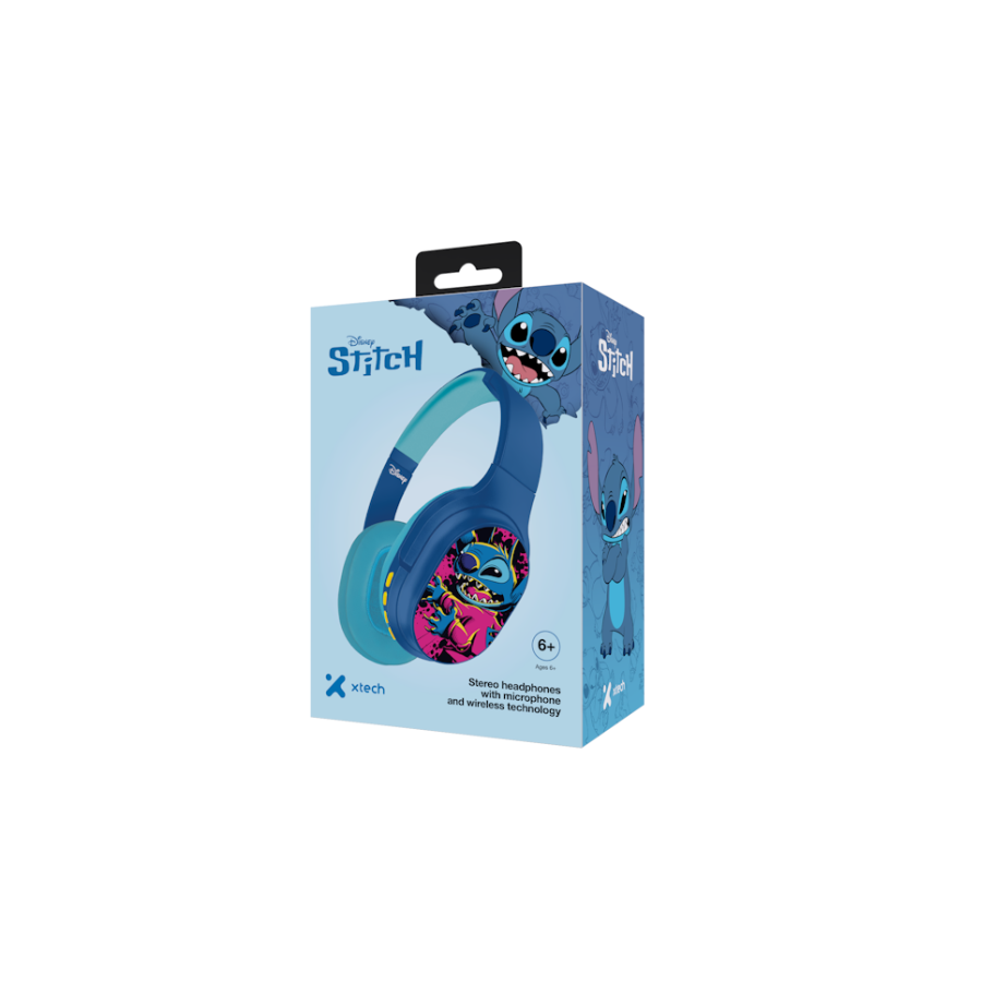 AUDIFONO ESTEREO CON MICROFONO Y TECNOLOGIA INALAMBRICA | EDICION STICH  XTH-D366ST KLIP XTREME