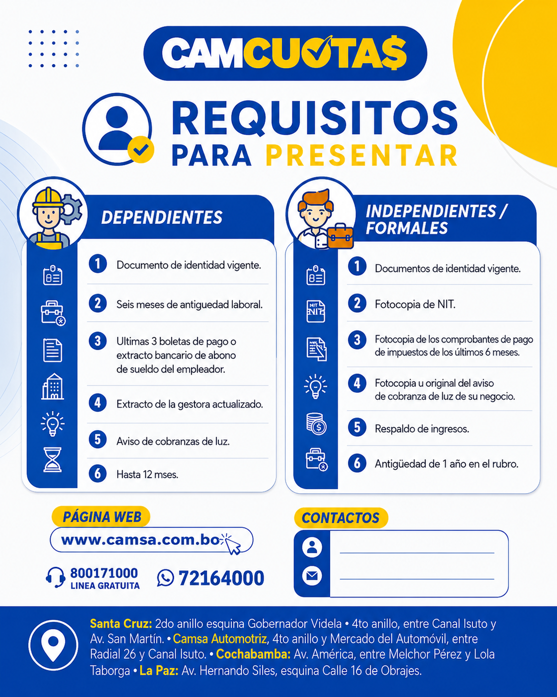 CAMCUOTA Banner