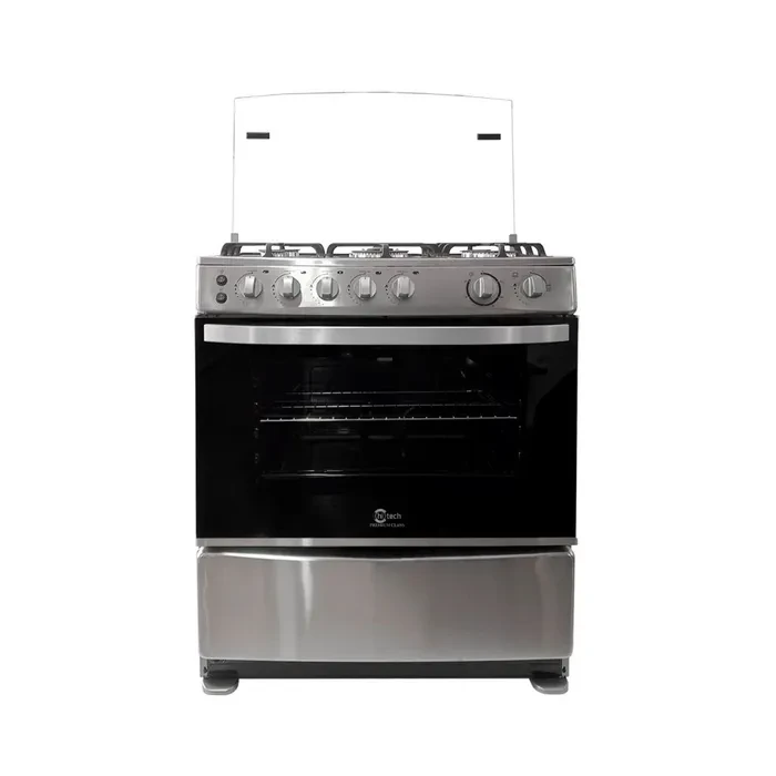 Cocina PREMIUM CLASS 76 SS GLP 5H HITECH de acero INOX con grill