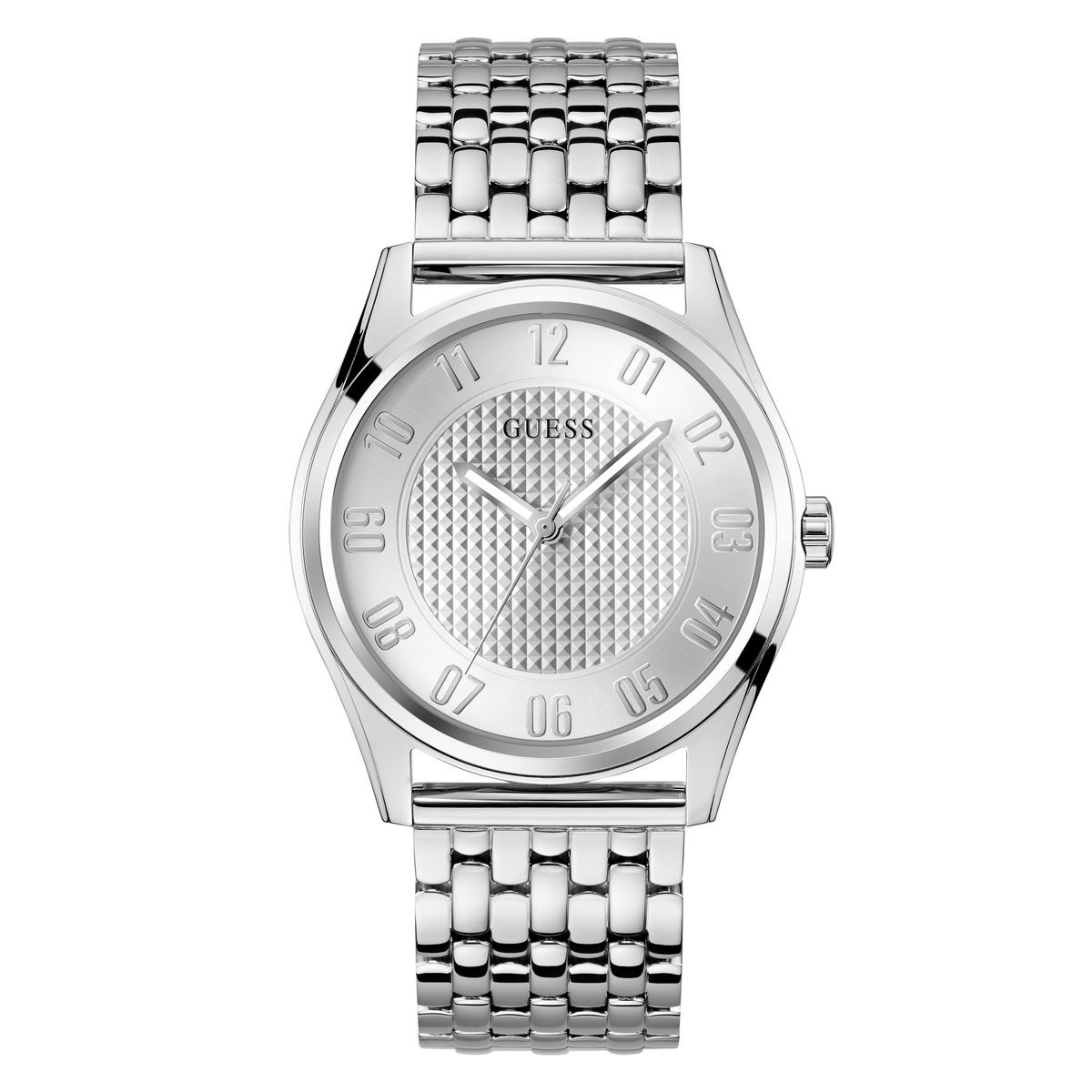 Reloj GUESS Man Analógico Tono Plateado GW0895G1