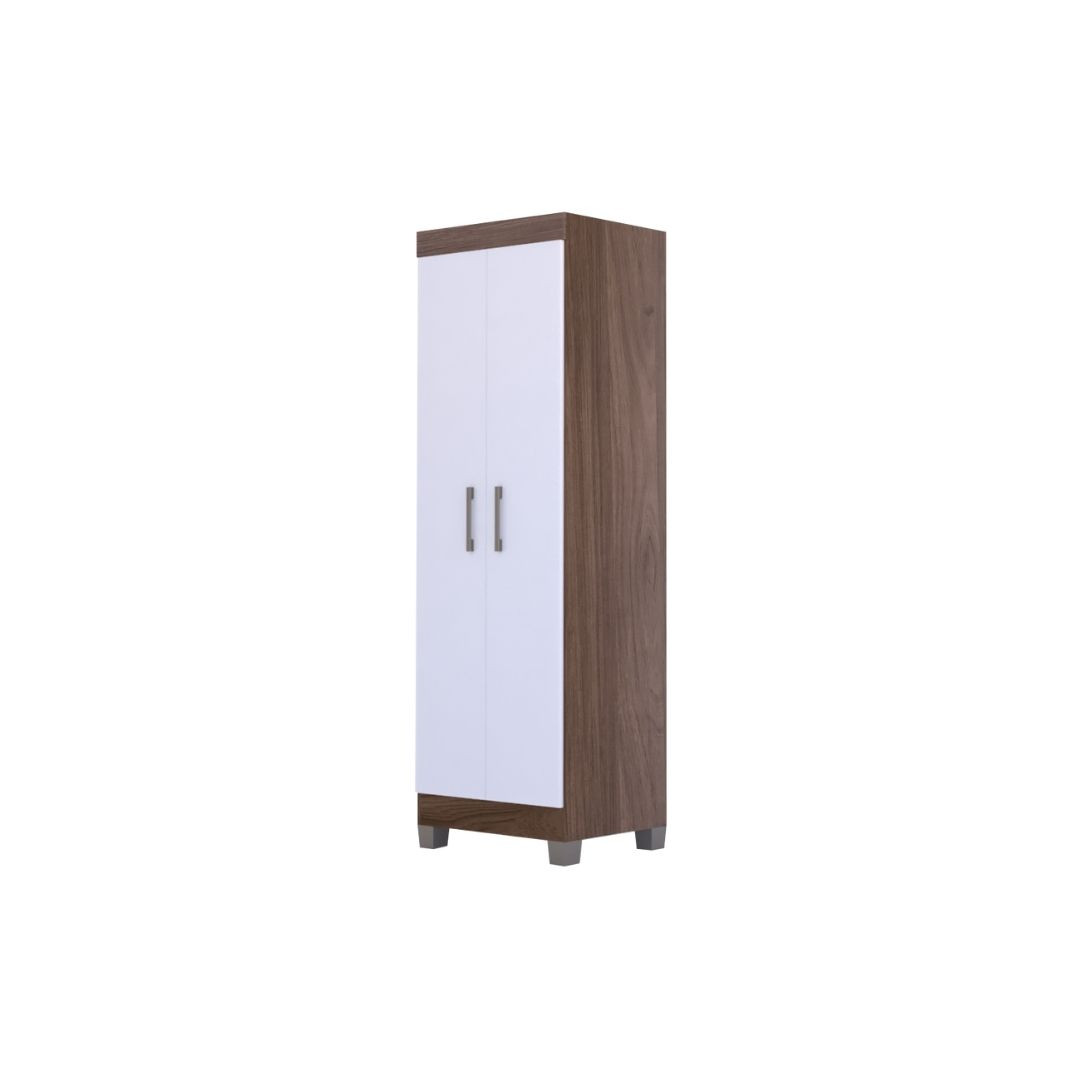 ROPERO IZZI DIONE M1 2P 189X61X46CM MATE CASTANO-MARFIL