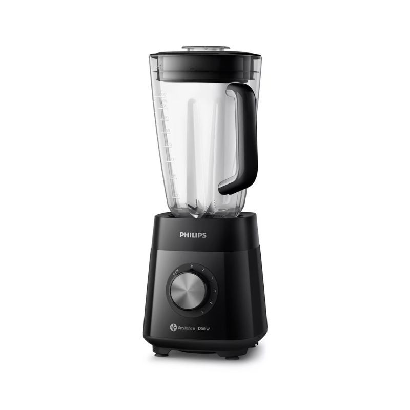 Licuadora PHILIPS 3 Lts 1.200W 5 Vel Plástico Negro