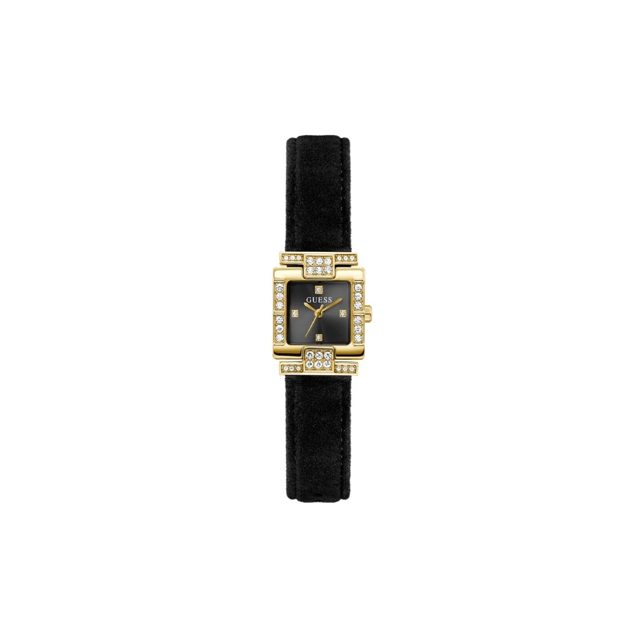 Reloj GUESS Ladies Negro Oro Tone Analógico