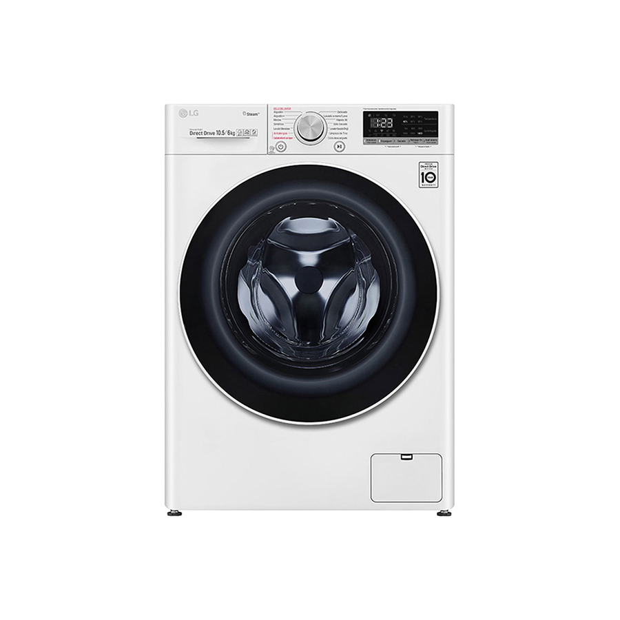 Lavadora/Secadora LG Carga Frontal Color Blanco De 105Kg Lavado Y 6Kg Secado