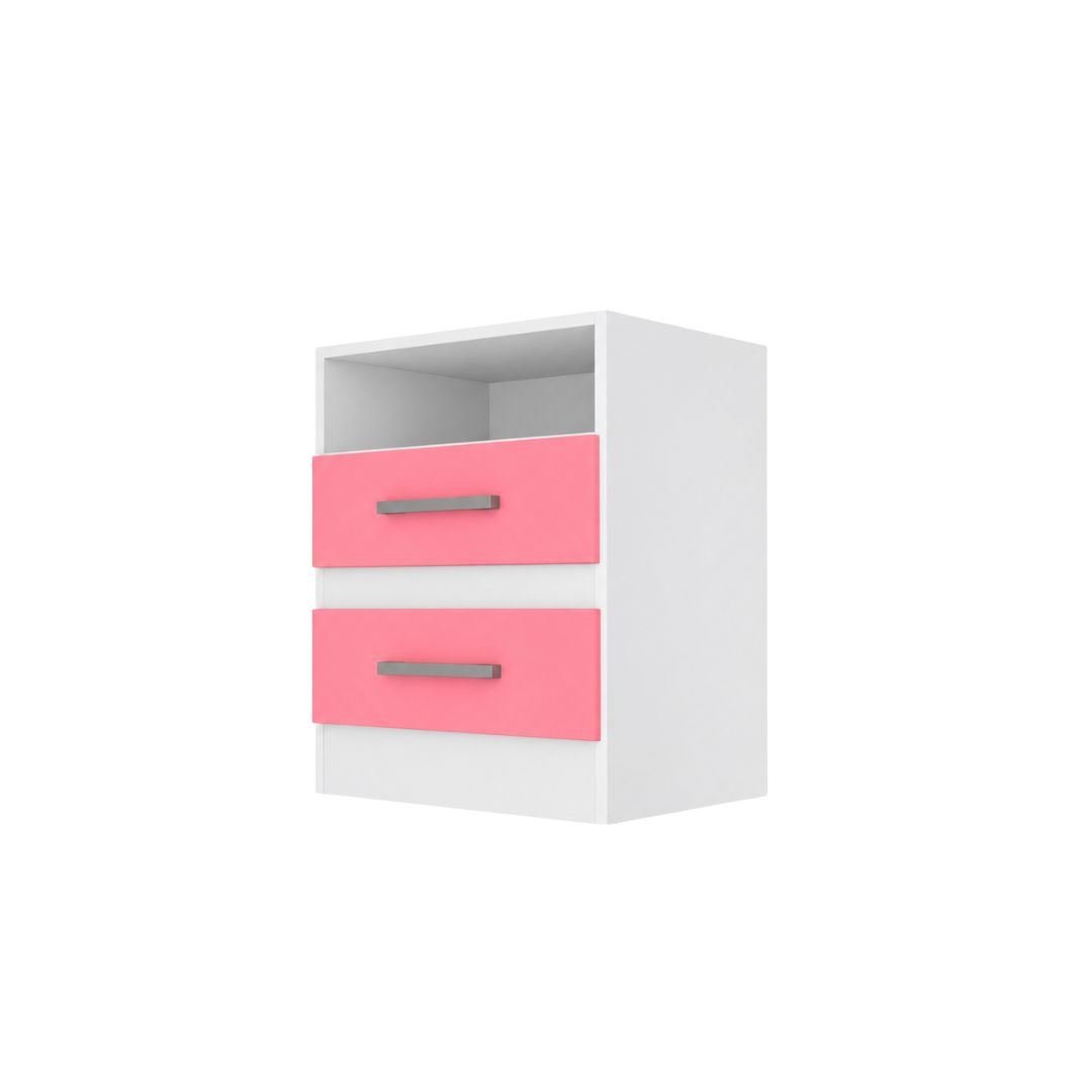 VELADOR IZZI CERES M3 2C 61X47X38CM BRILLO BLANCO-ROSA