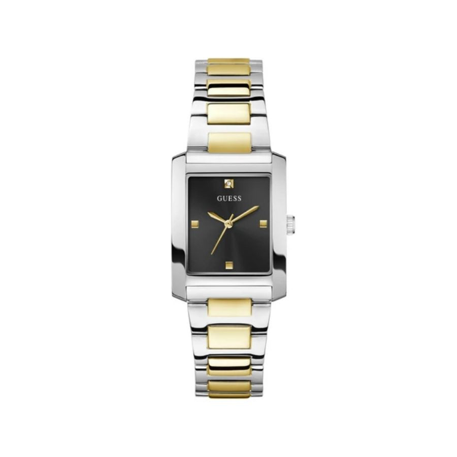 Reloj GUESS Analógico Tono Plateado De Dos Tonos Mujer