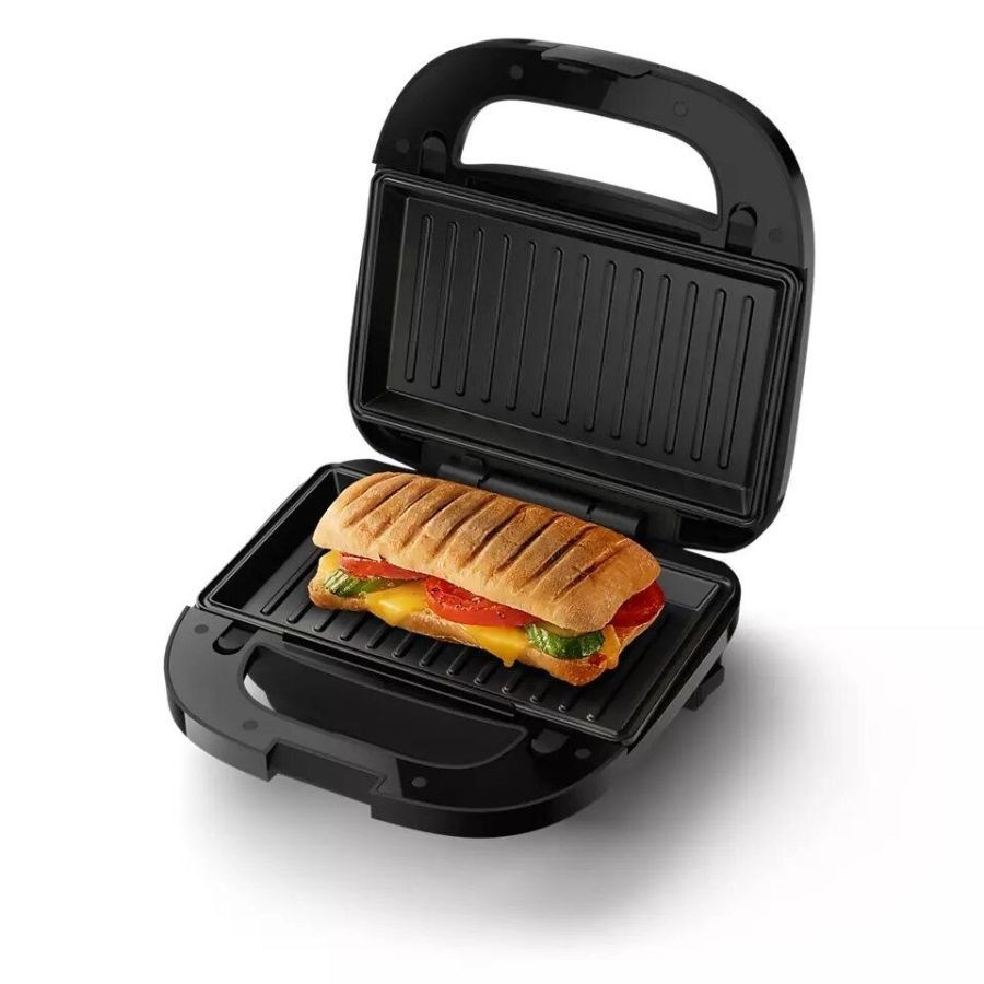 Sandwichera PHILIPS  Hd2350/80 3 Placas 750W Inox