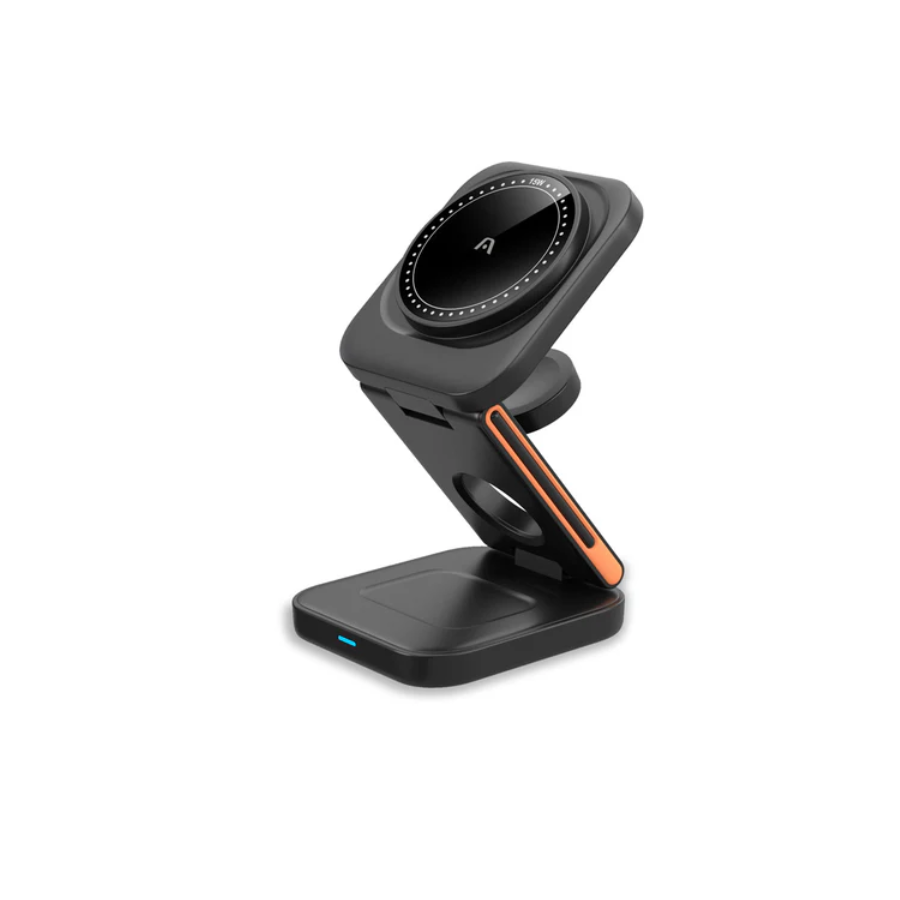 Cargador rápido inalámbrico 3 en 1 soporte plegable MAGNETIC S4