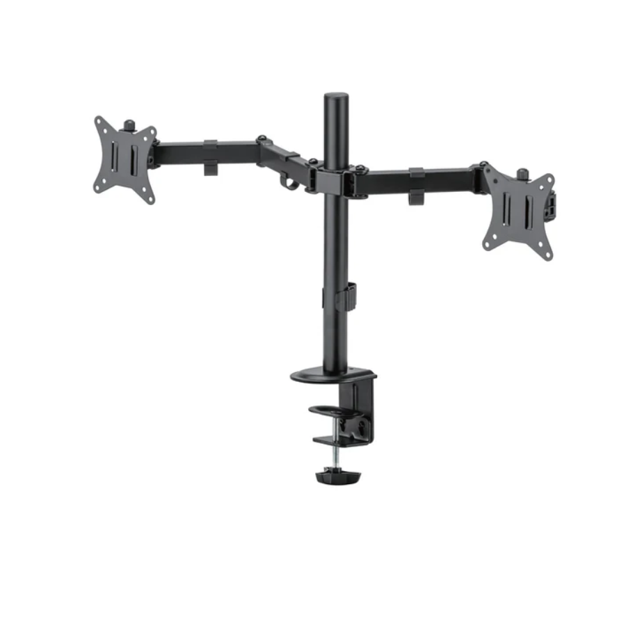 SOPORTE DE ESCRITORIO PARA MONITOR DOBLE DE 32 CON ABRAZADERA ARG-BR-1603 ARGOM