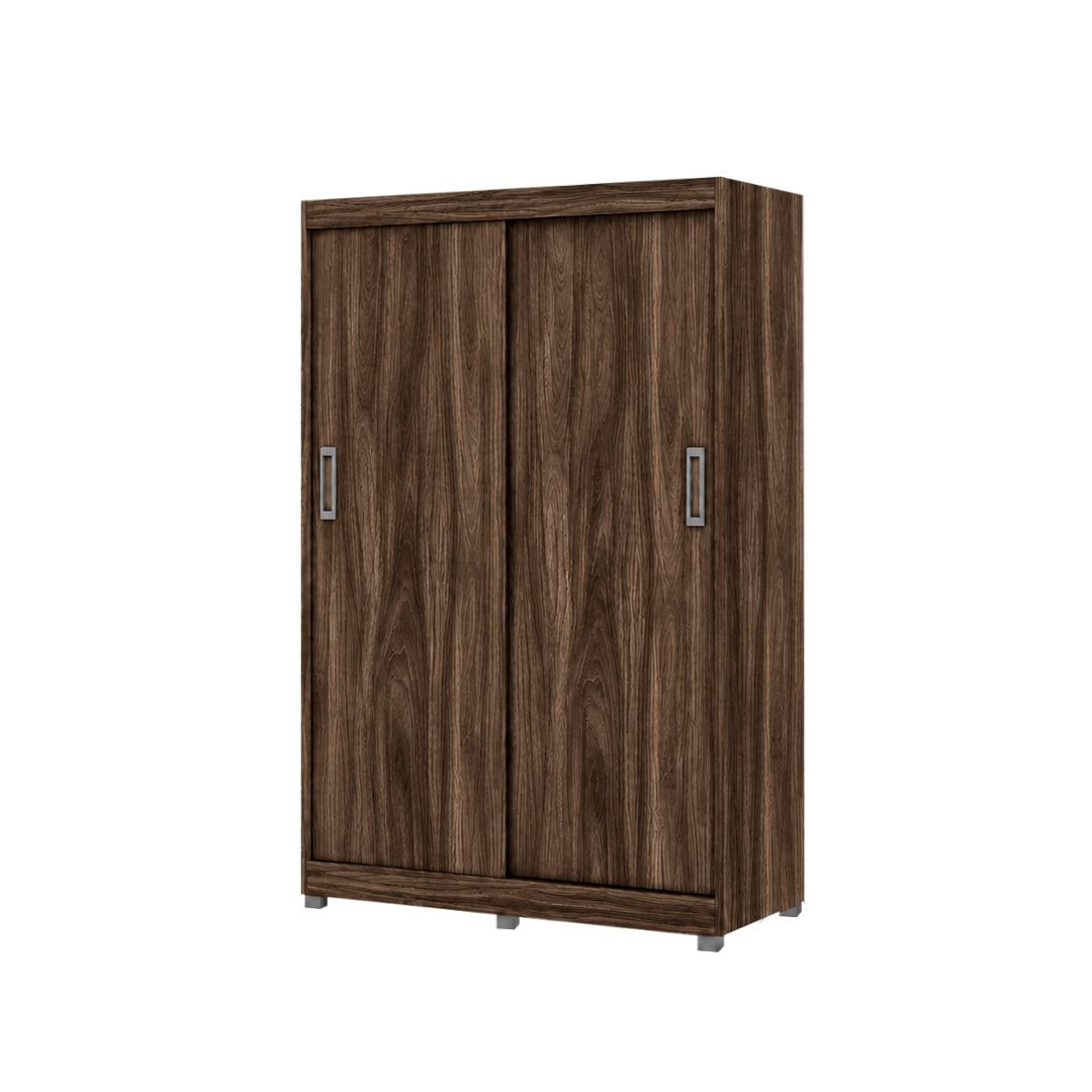 ROPERO IZZI PEGASI M3 2PC 2CI 1CF 217X130X53CM MATE CASTANO