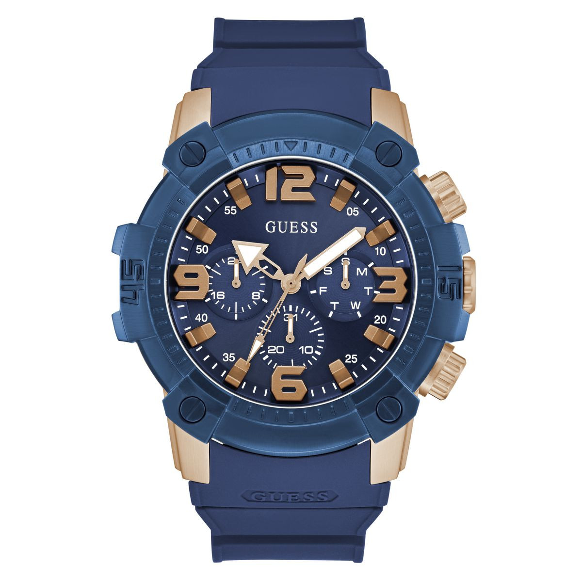 RELOJ GUESS MULTIFUNCION AZUL  MAN GW0911G2