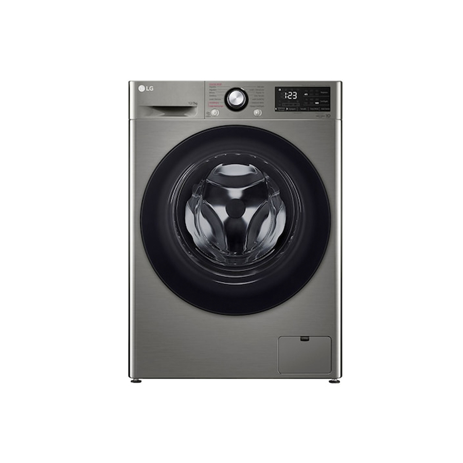 Lavadora/Secadora LG Carga Frontal Color Gris De 12Kg Lavado Y 7Kg Secado