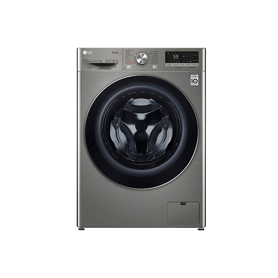 Lavadora/Secadora LG Carga Frontal Color Silver De 14 Kg Lavado Y 8 Kg Secado