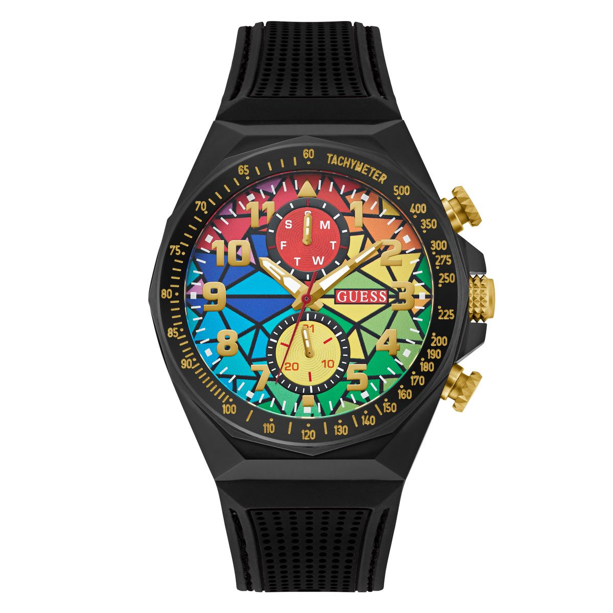 Reloj GUESS Man Multifunción Negro GW0902G3