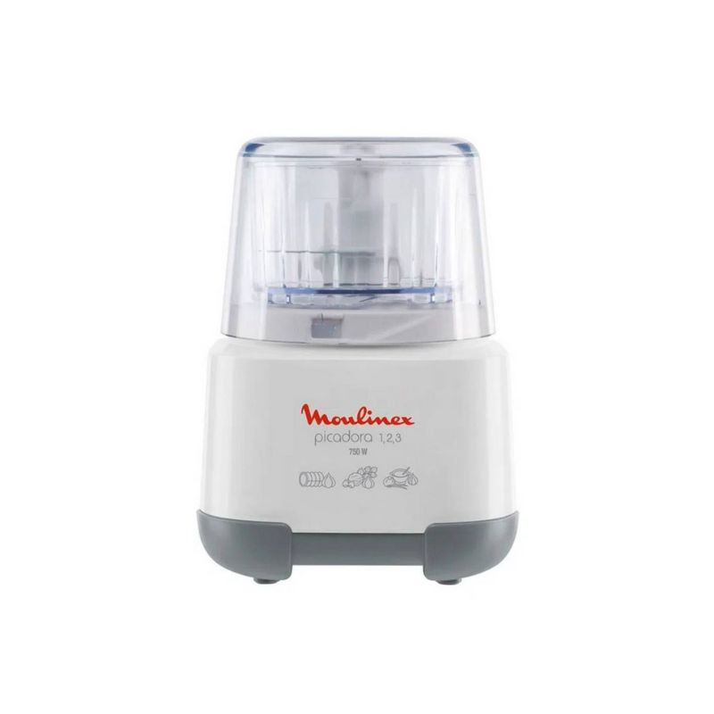 Picadora MOULINEX Ad6011Cl 1-2-3 Blanco