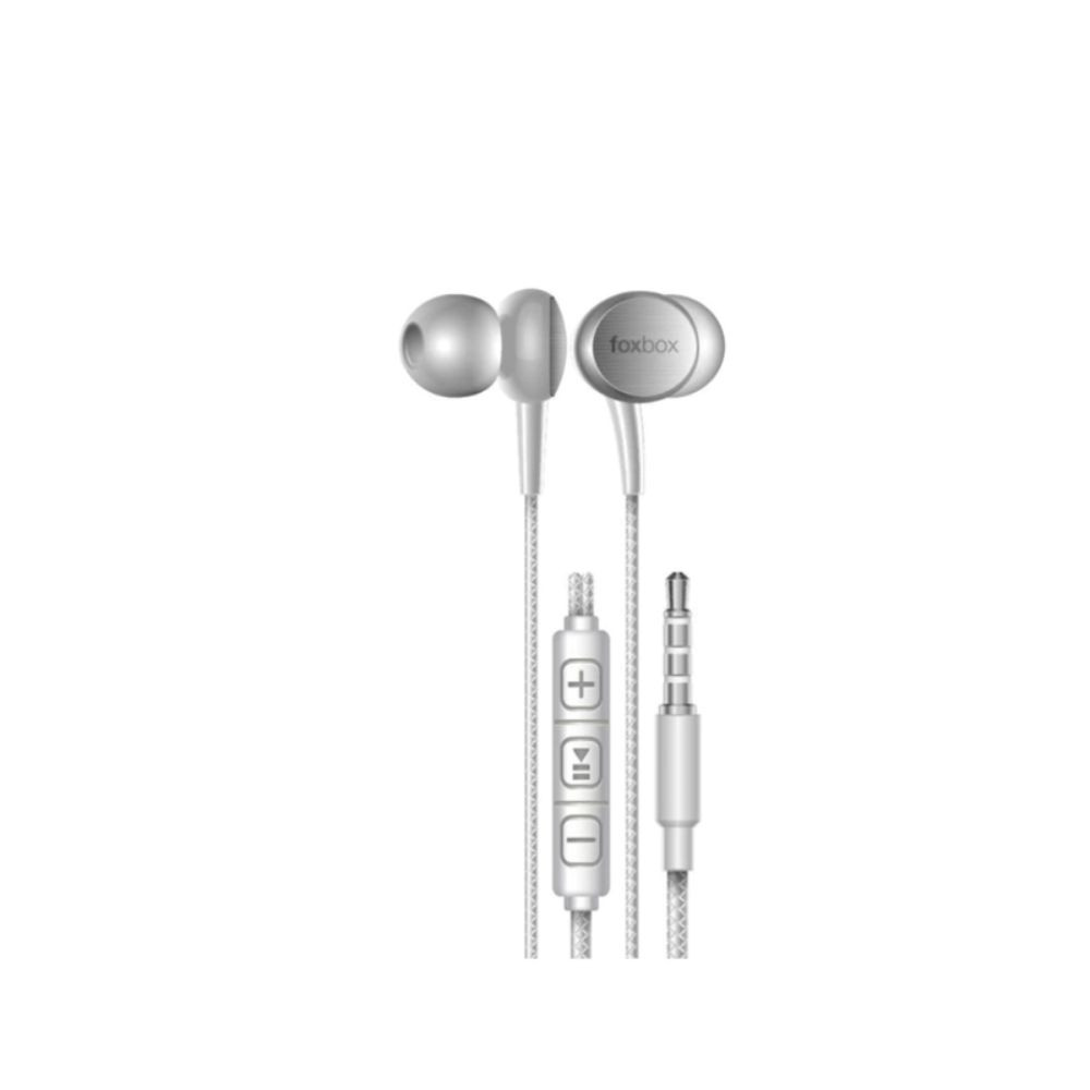 Audífonos HUAVI E-02 Interno Bass Blanco