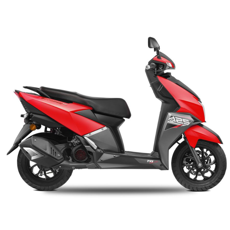 Motocicleta Scooter TVS Ntorq 125 cc Rojo Brillante