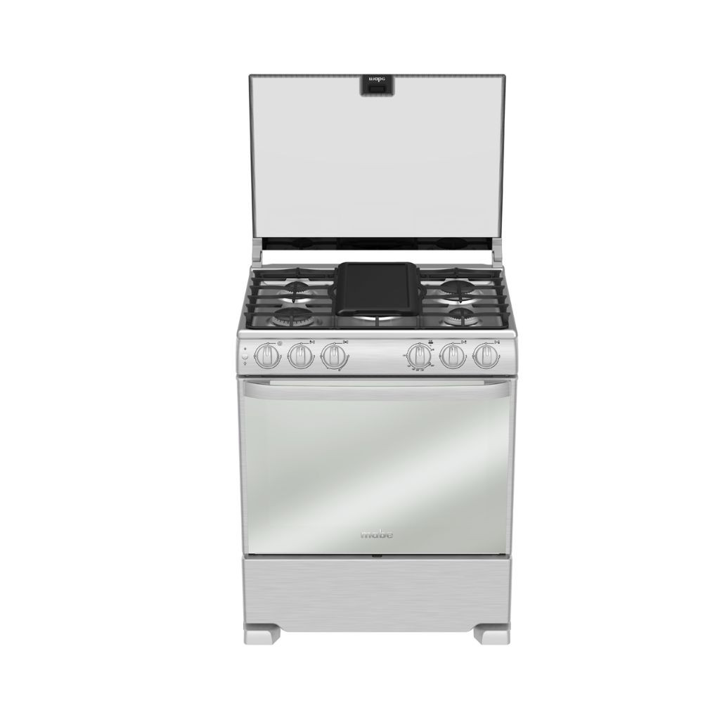 Cocina MABE 5H Inox Grill Eléctrico GLP