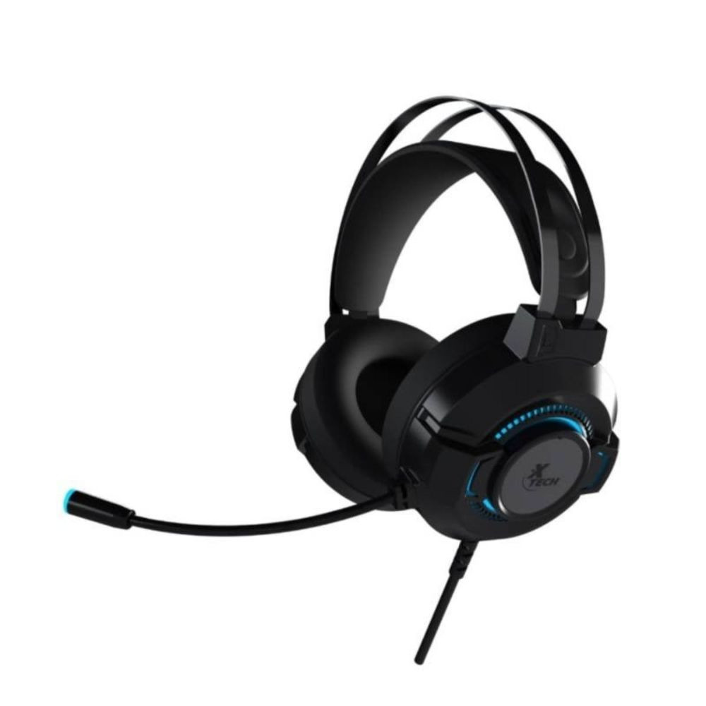 Audífonos Diadema Gamer XTECH Micrófono Negro