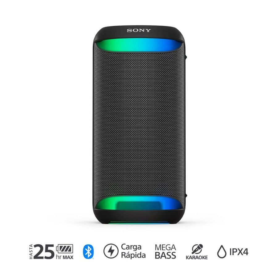 Parlante Inalámbrico SONY Mega Bass Panel Táctil Con Entrada A Micrófono