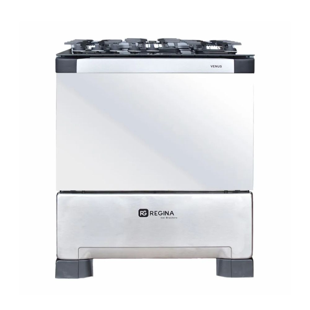 Cocina REGINA Venus Vidrio 5H Inox GLP
