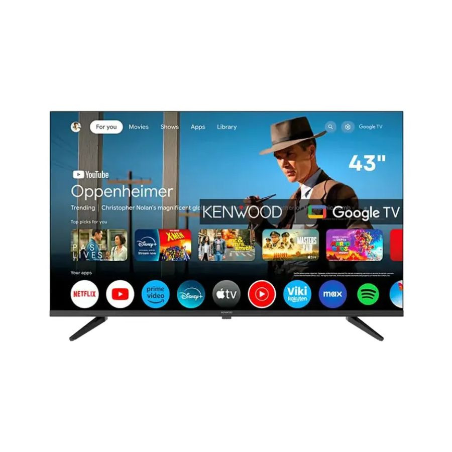 Televisor KENWOOD 43” Full HD Google TV Chromecast Integrado