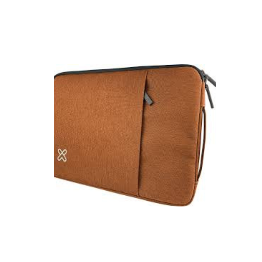 Funda para laptop color marrón KLIPXTREME KNS-420GR SquarePro