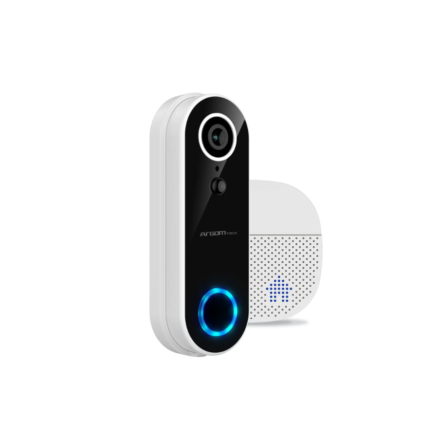 Timbre Inteligente FHD 1080p Vision 2 ARGOMTECH (ARG-SV-8002WT)